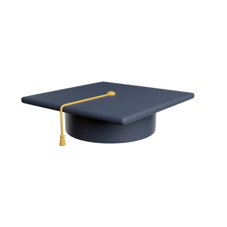 Chapeau de remise de diplôme  3D Illustration