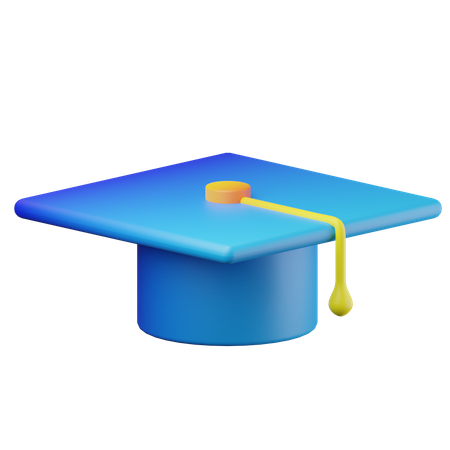 Chapeau de remise de diplôme  3D Icon