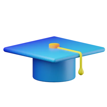 Chapeau de remise de diplôme  3D Icon