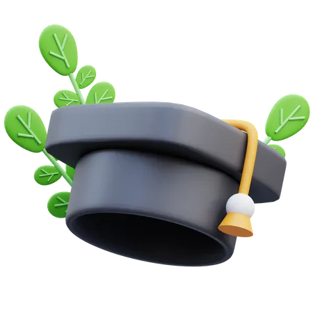 Chapeau de remise de diplôme  3D Icon