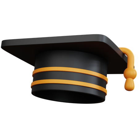 Chapeau de remise de diplôme  3D Icon