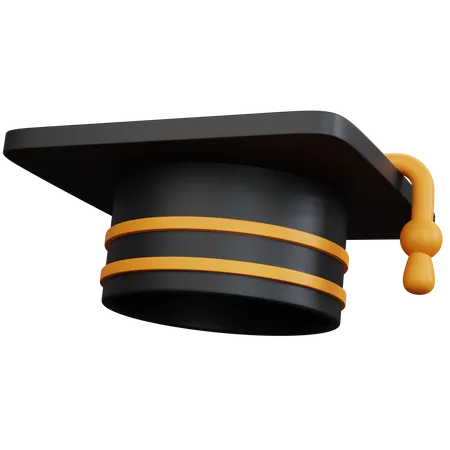 Chapeau de remise de diplôme  3D Icon