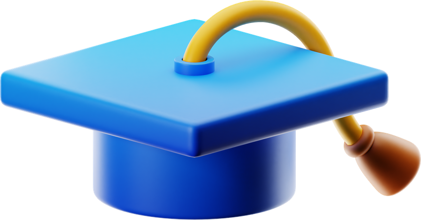 Chapeau de remise de diplôme  3D Icon