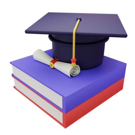 Chapeau de remise de diplôme  3D Icon