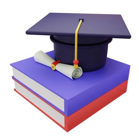 Chapeau de remise de diplôme  3D Icon