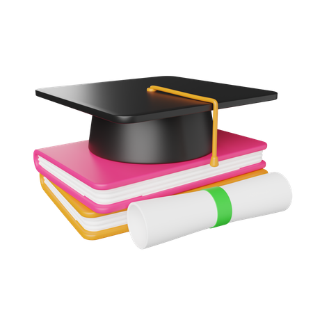 Chapeau de remise de diplôme  3D Icon