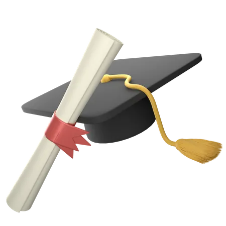 Chapeau de remise de diplôme  3D Icon