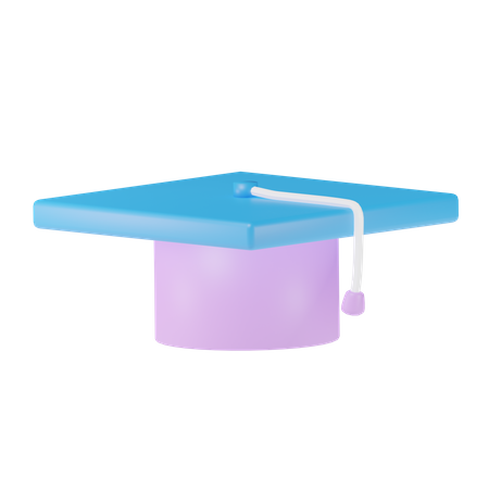 Chapeau de remise de diplôme  3D Icon