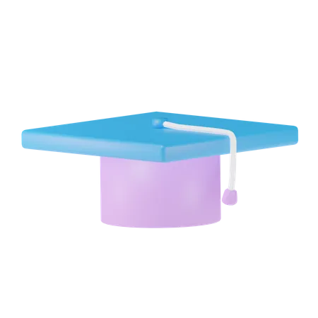 Chapeau de remise de diplôme  3D Icon