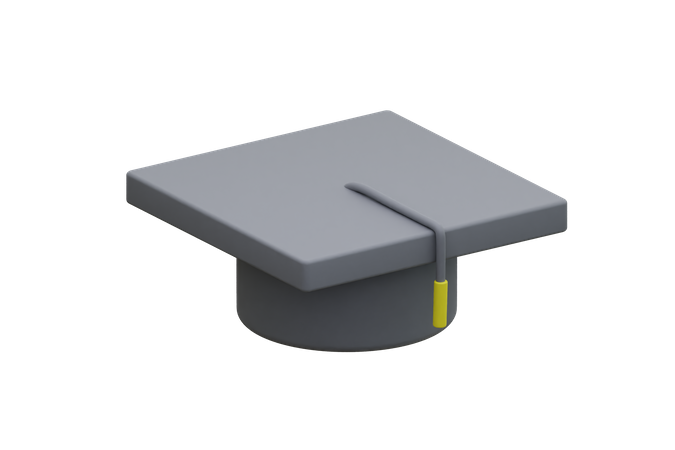 Chapeau de remise de diplôme  3D Icon