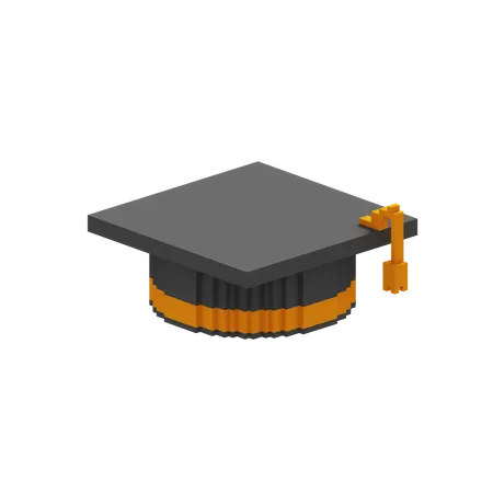 Chapeau de remise de diplôme  3D Icon