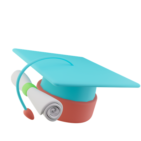 Chapeau de remise de diplôme  3D Icon