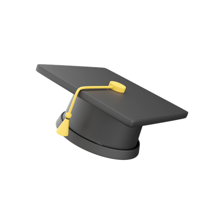 Chapeau de remise de diplôme  3D Icon
