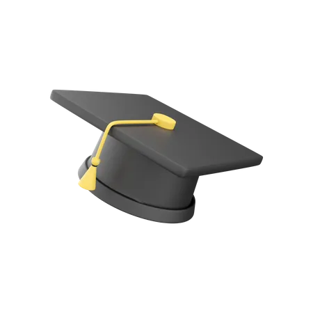 Chapeau de remise de diplôme  3D Icon