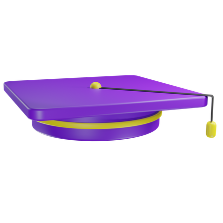 Chapeau de remise de diplôme  3D Icon