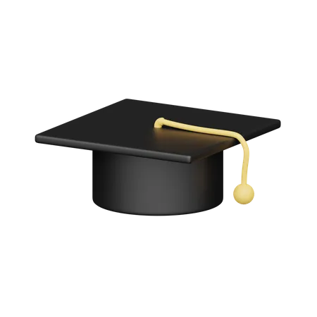 Chapeau de diplômé  3D Icon