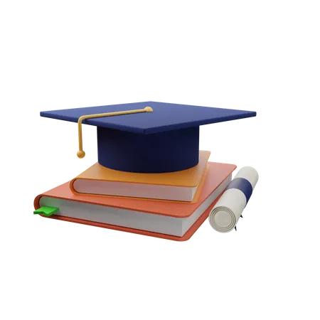 Chapeau de remise de diplôme  3D Icon