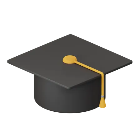 Chapeau de remise de diplôme  3D Icon