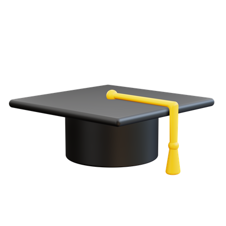 Chapeau de remise de diplôme  3D Icon