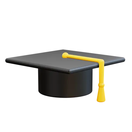 Chapeau de remise de diplôme  3D Icon