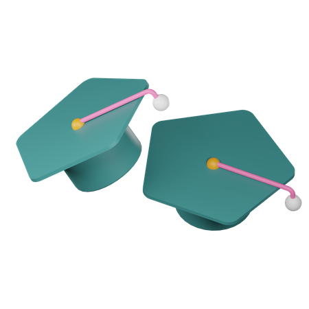 Chapeau de remise de diplôme  3D Icon