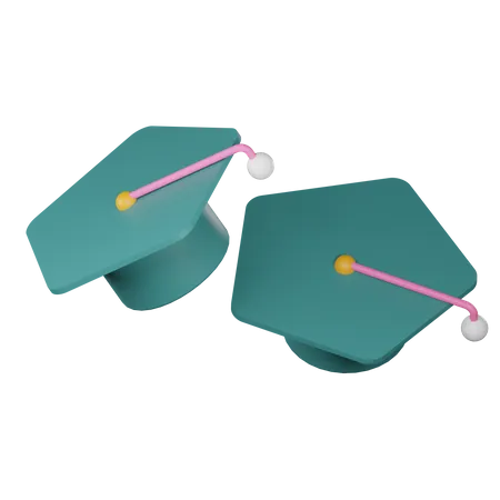 Chapeau de remise de diplôme  3D Icon