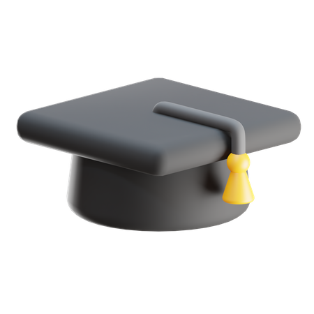 Chapeau de remise de diplôme  3D Icon