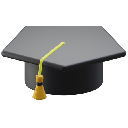 Chapeau de remise de diplôme  3D Icon