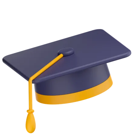 Chapeau de diplômé  3D Icon