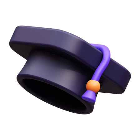 Chapeau de remise de diplôme  3D Icon