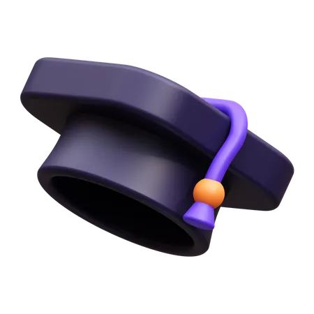 Chapeau de remise de diplôme  3D Icon