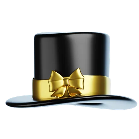 Chapeau de fête du nouvel an  3D Icon