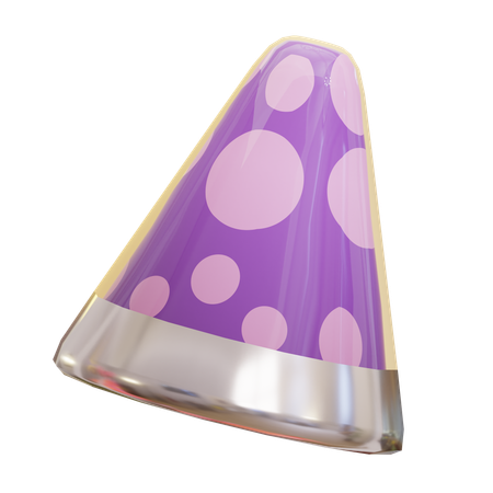 Chapeau de fête violet  3D Icon