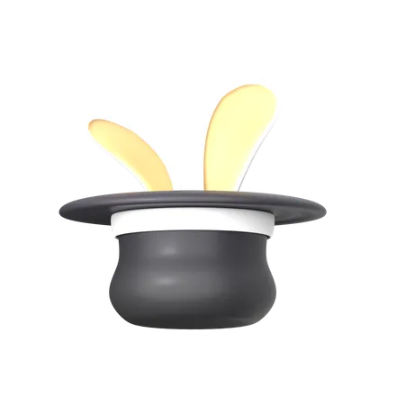 Chapeau de lapin magique  3D Icon