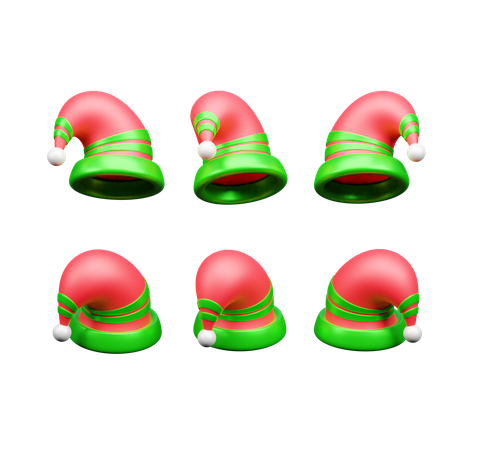 Chapeau de Noël  3D Icon