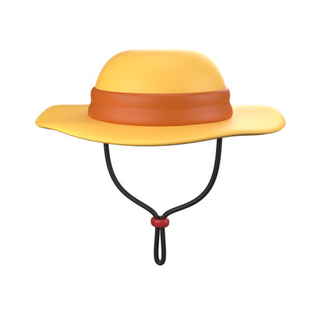 Chapeau de paille  3D Icon