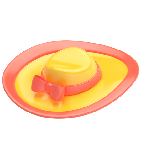 Chapeau de paille  3D Icon