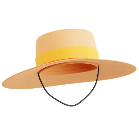 Chapeau de paille  3D Icon