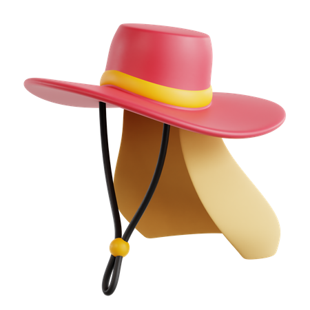 Chapeau de pêche  3D Icon