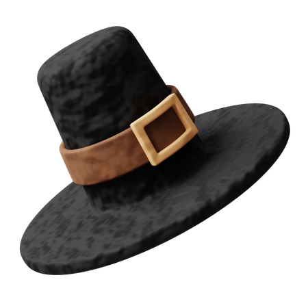 Chapeau de pèlerin  3D Icon