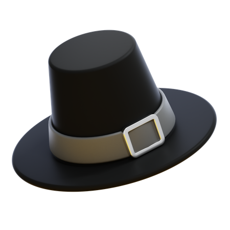 Chapeau de pèlerin  3D Icon