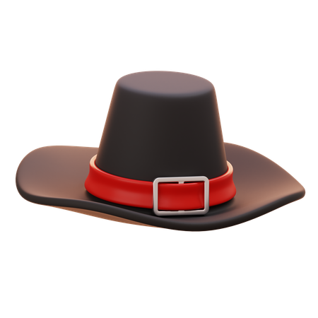 Chapeau de pèlerin  3D Icon