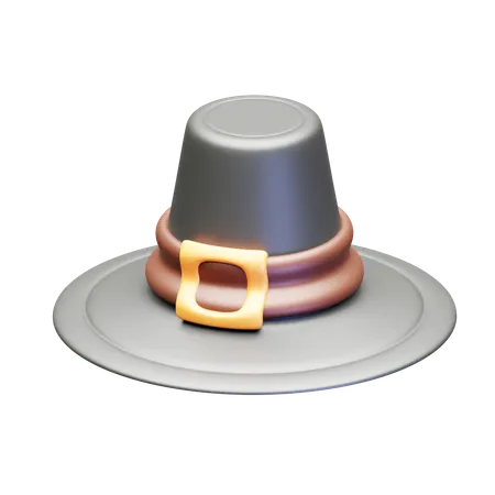 Chapeau de pèlerin  3D Icon