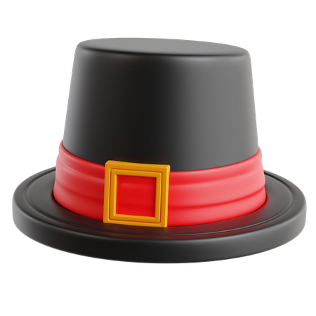 Chapeau de pèlerin  3D Icon