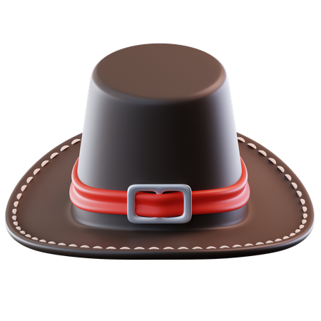 Chapeau de pèlerin  3D Icon