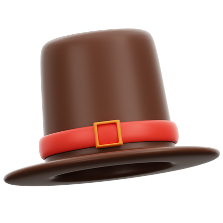 Chapeau de pèlerin  3D Icon