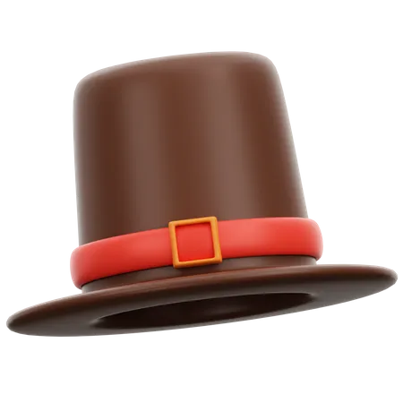 Chapeau de pèlerin  3D Icon