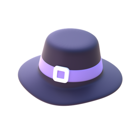 Chapeau de pèlerin  3D Icon