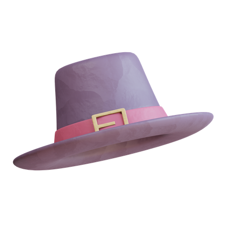 Chapeau de pèlerin  3D Icon