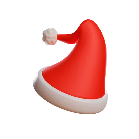 Chapeau de père Noël  3D Illustration